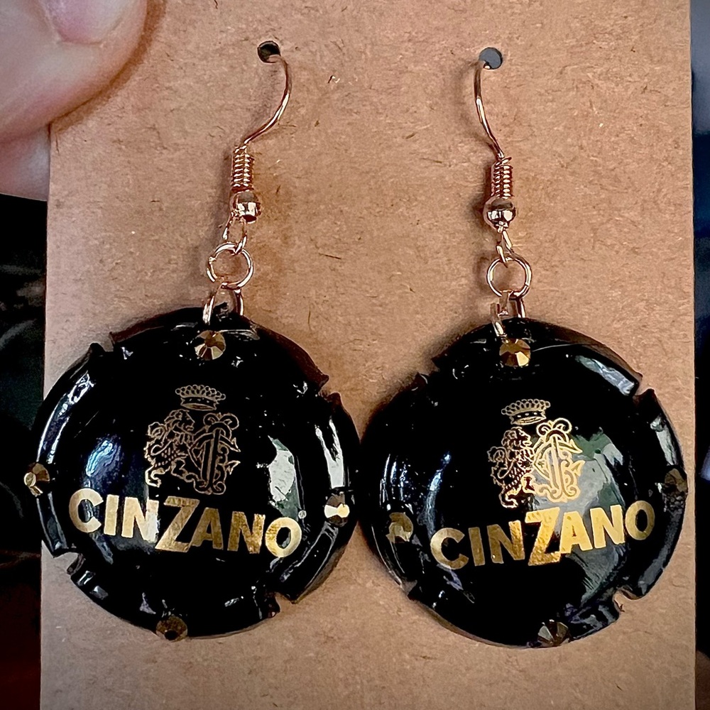 Cinzano Prosecco Earrings
